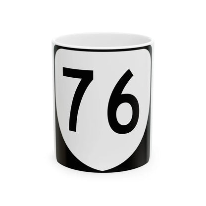 Virginia 76 (Virginia) (Road Sign) White Coffee Mug 11oz - Go Mug Yourself