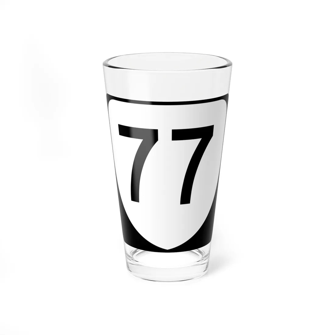 Virginia 77 (Virginia) (Road Sign) Pint Glss 16oz 16oz - Go Mug Yourself