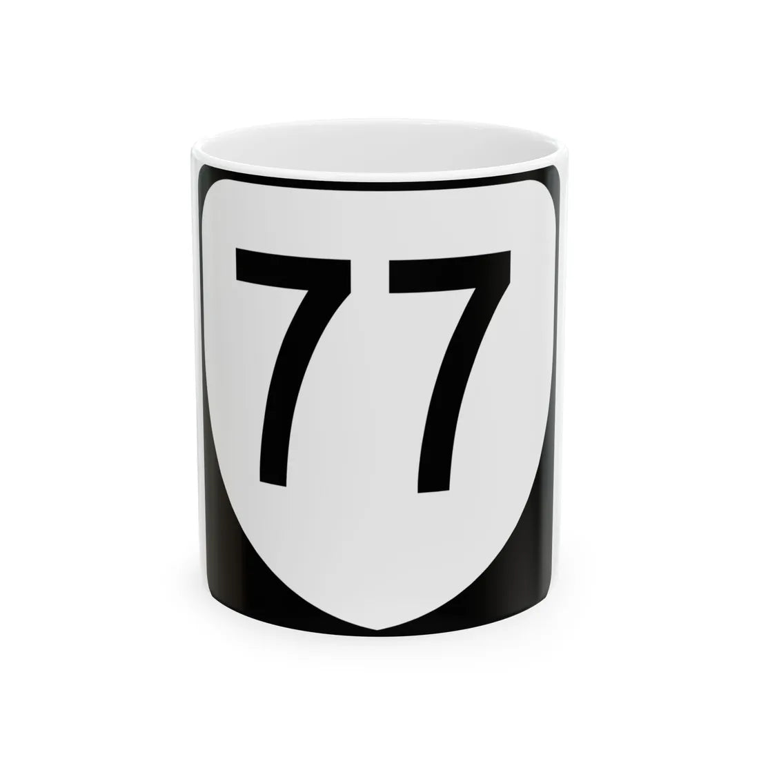 Virginia 77 (Virginia) (Road Sign) White Coffee Mug 11oz - Go Mug Yourself