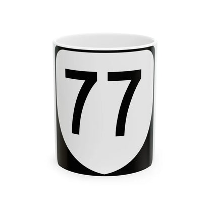 Virginia 77 (Virginia) (Road Sign) White Coffee Mug 11oz - Go Mug Yourself
