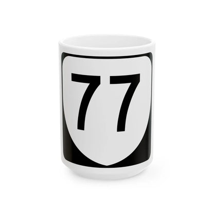 Virginia 77 (Virginia) (Road Sign) White Coffee Mug 15oz - Go Mug Yourself