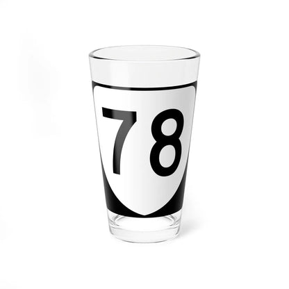 Virginia 78 (Virginia) (Road Sign) Pint Glss 16oz 16oz - Go Mug Yourself