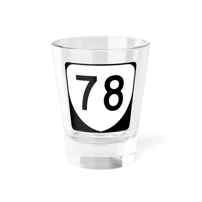Virginia 78 (Virginia) (Road Sign) Shot Glass 1.5oz 1.5oz - Go Mug Yourself