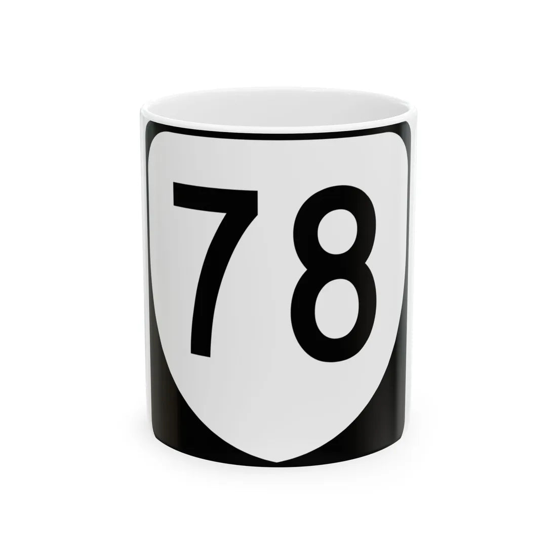 Virginia 78 (Virginia) (Road Sign) White Coffee Mug 11oz - Go Mug Yourself