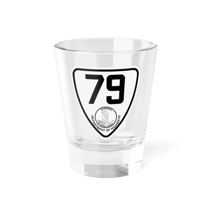 Virginia 79 1924 (Virginia) (Road Sign) Shot Glass 1.5oz 1.5oz - Go Mug Yourself