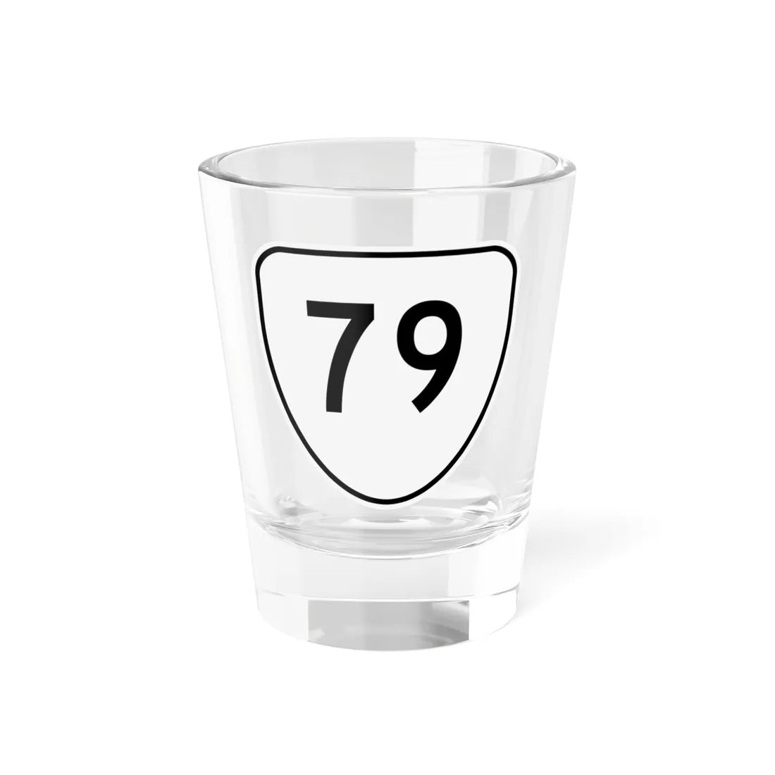Virginia 79 1956 (Virginia) (Road Sign) Shot Glass 1.5oz 1.5oz - Go Mug Yourself