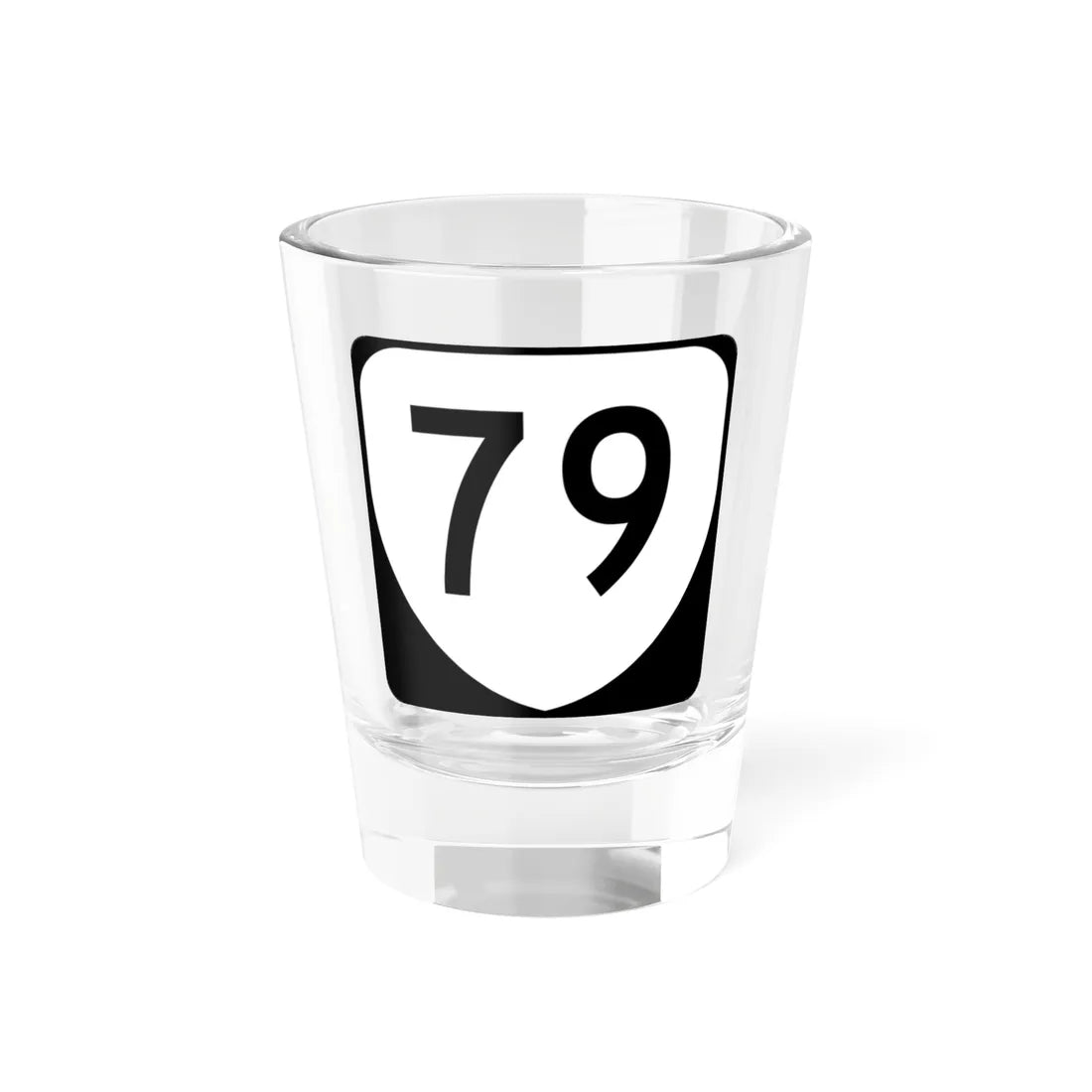 Virginia 79 (Virginia) (Road Sign) Shot Glass 1.5oz 1.5oz - Go Mug Yourself