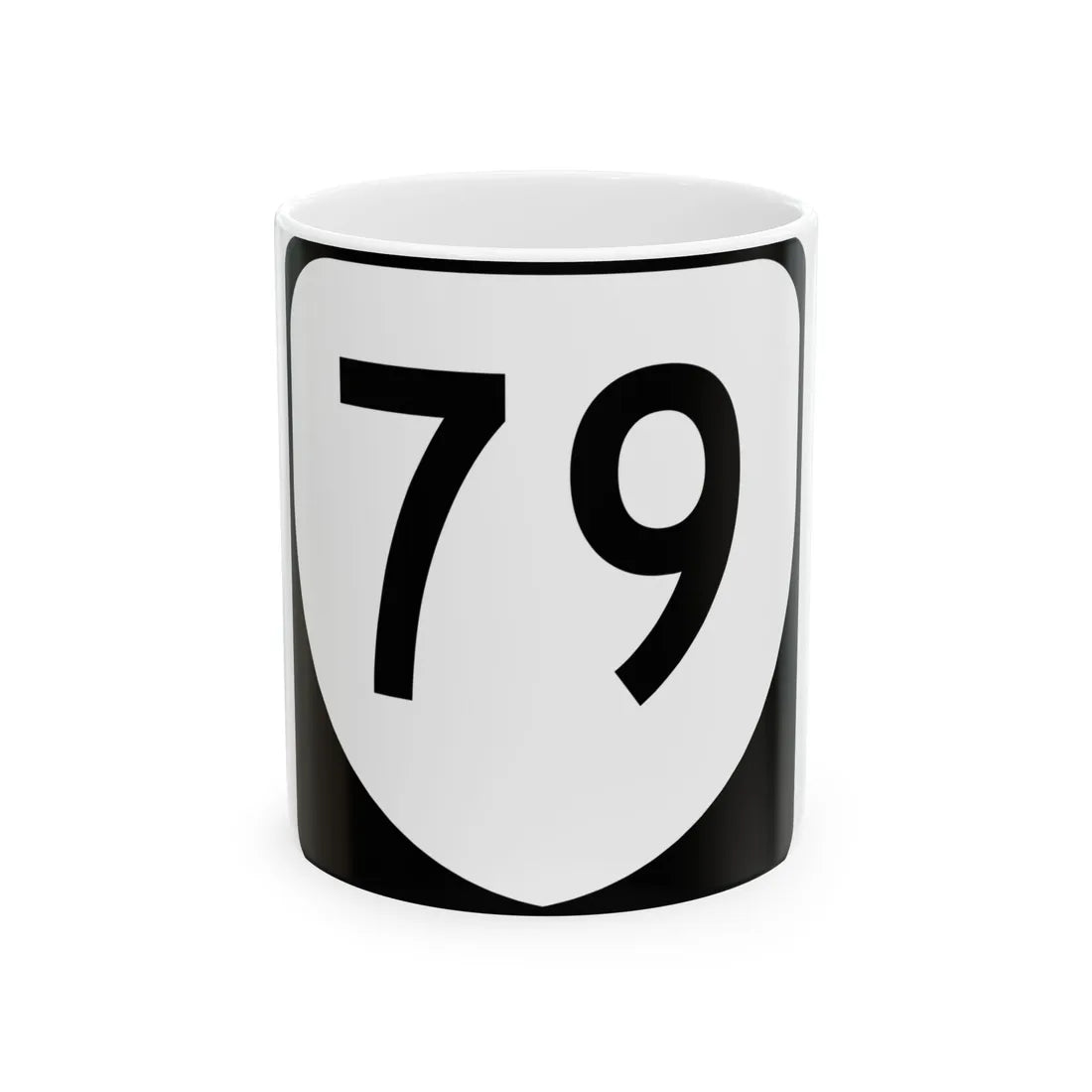Virginia 79 (Virginia) (Road Sign) White Coffee Mug 11oz - Go Mug Yourself