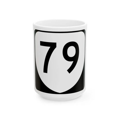 Virginia 79 (Virginia) (Road Sign) White Coffee Mug 15oz - Go Mug Yourself