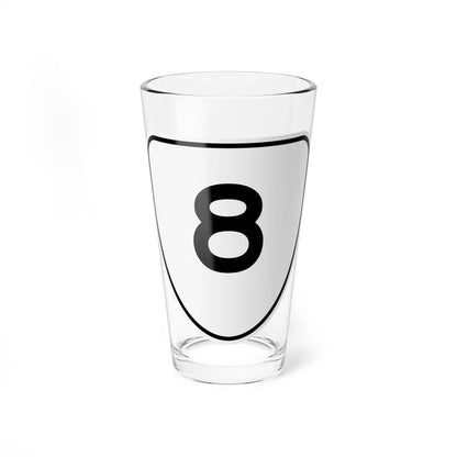 Virginia 8 1956 (Virginia) (Road Sign) Pint Glss 16oz 16oz - Go Mug Yourself