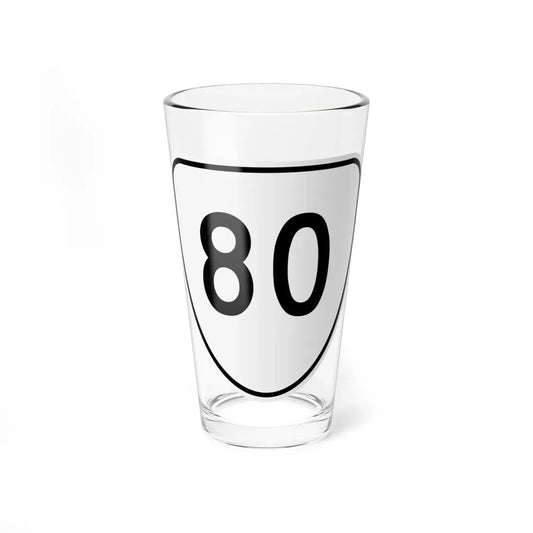 Virginia 80 1956 (Virginia) (Road Sign) Pint Glass 16oz 16oz - Go Mug Yourself