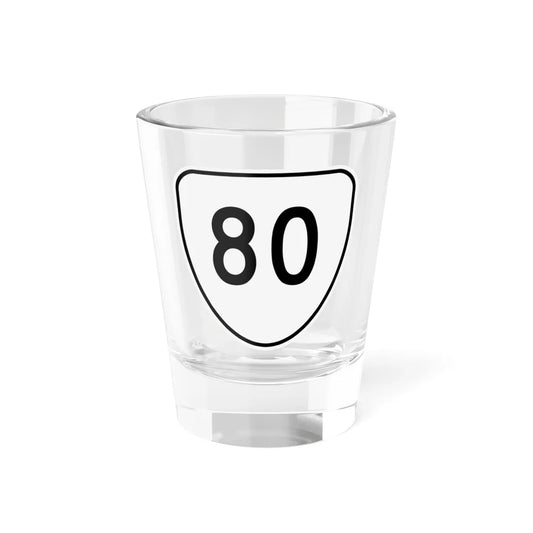 Virginia 80 1956 (Virginia) (Road Sign) Shot Glass 1.5oz 1.5oz - Go Mug Yourself
