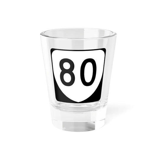 Virginia 80 (Virginia) (Road Sign) Shot Glass 1.5oz 1.5oz - Go Mug Yourself