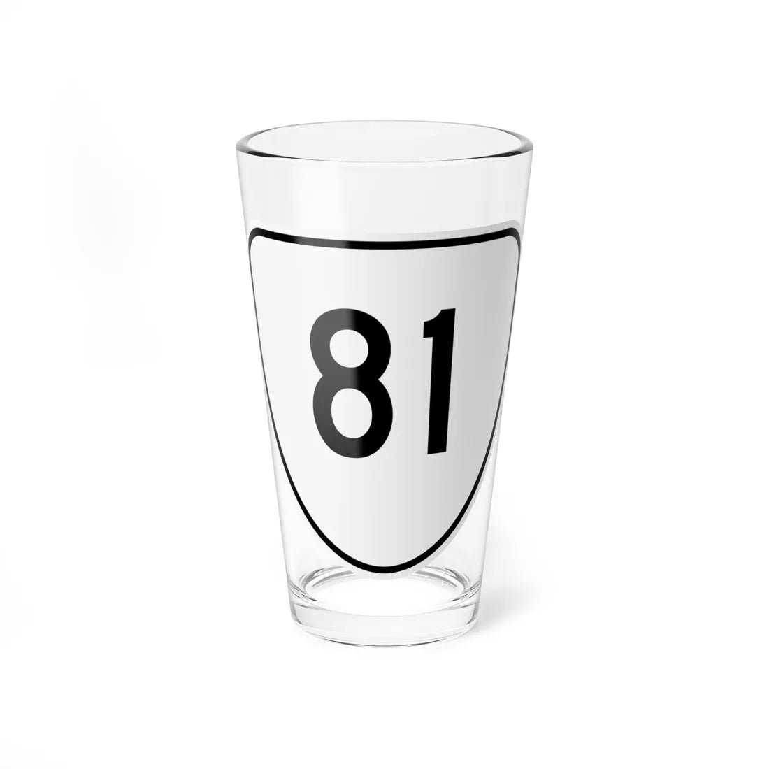 Virginia 81 1956 (Virginia) (Road Sign) Pint Glss 16oz 16oz - Go Mug Yourself