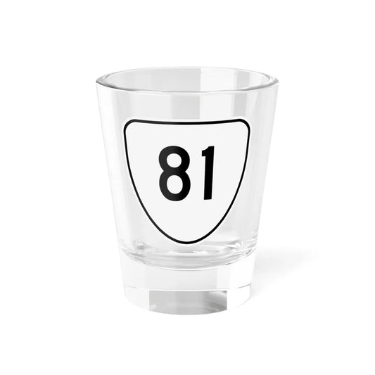 Virginia 81 1956 (Virginia) (Road Sign) Shot Glass 1.5oz 1.5oz - Go Mug Yourself