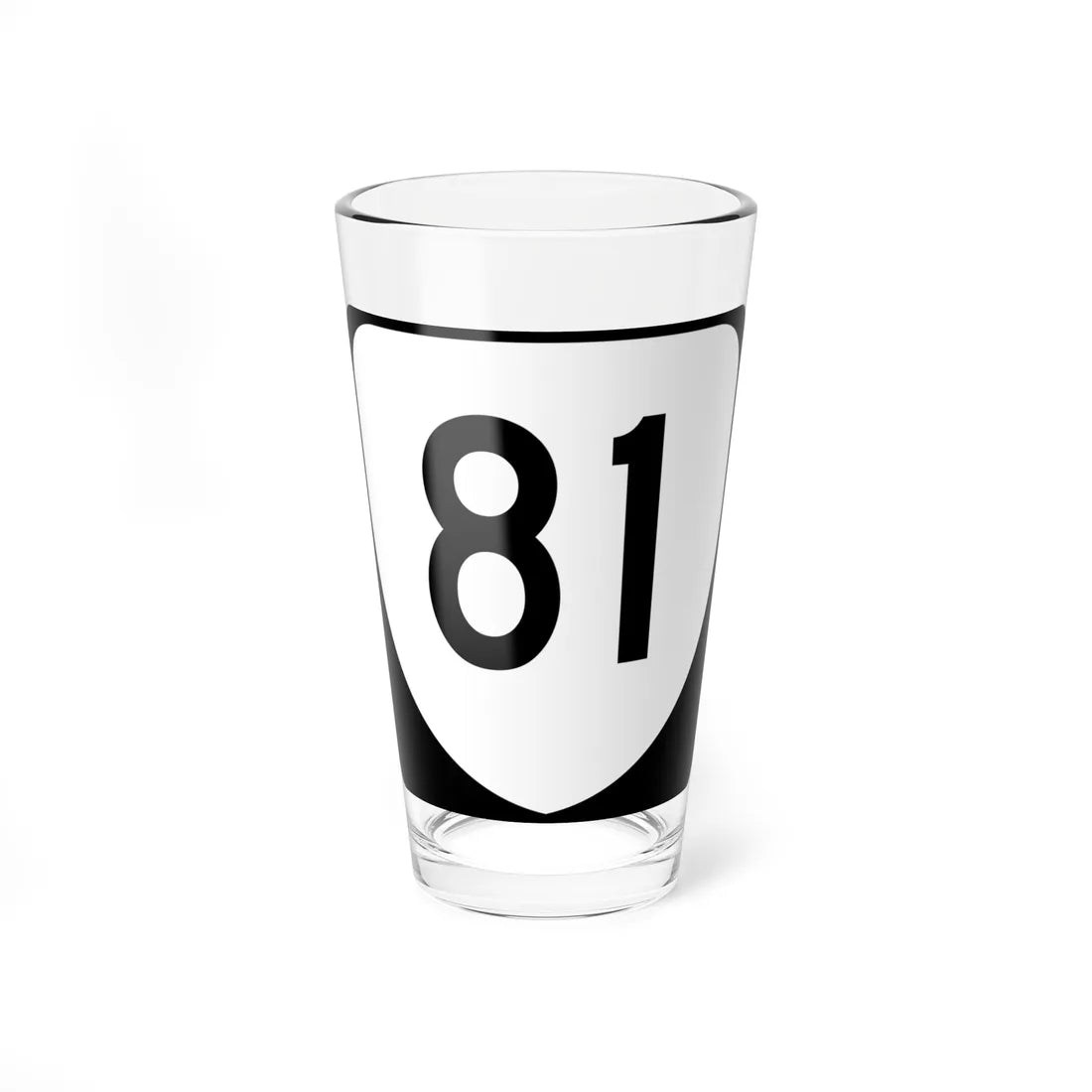 Virginia 81 (Virginia) (Road Sign) Pint Glss 16oz 16oz - Go Mug Yourself