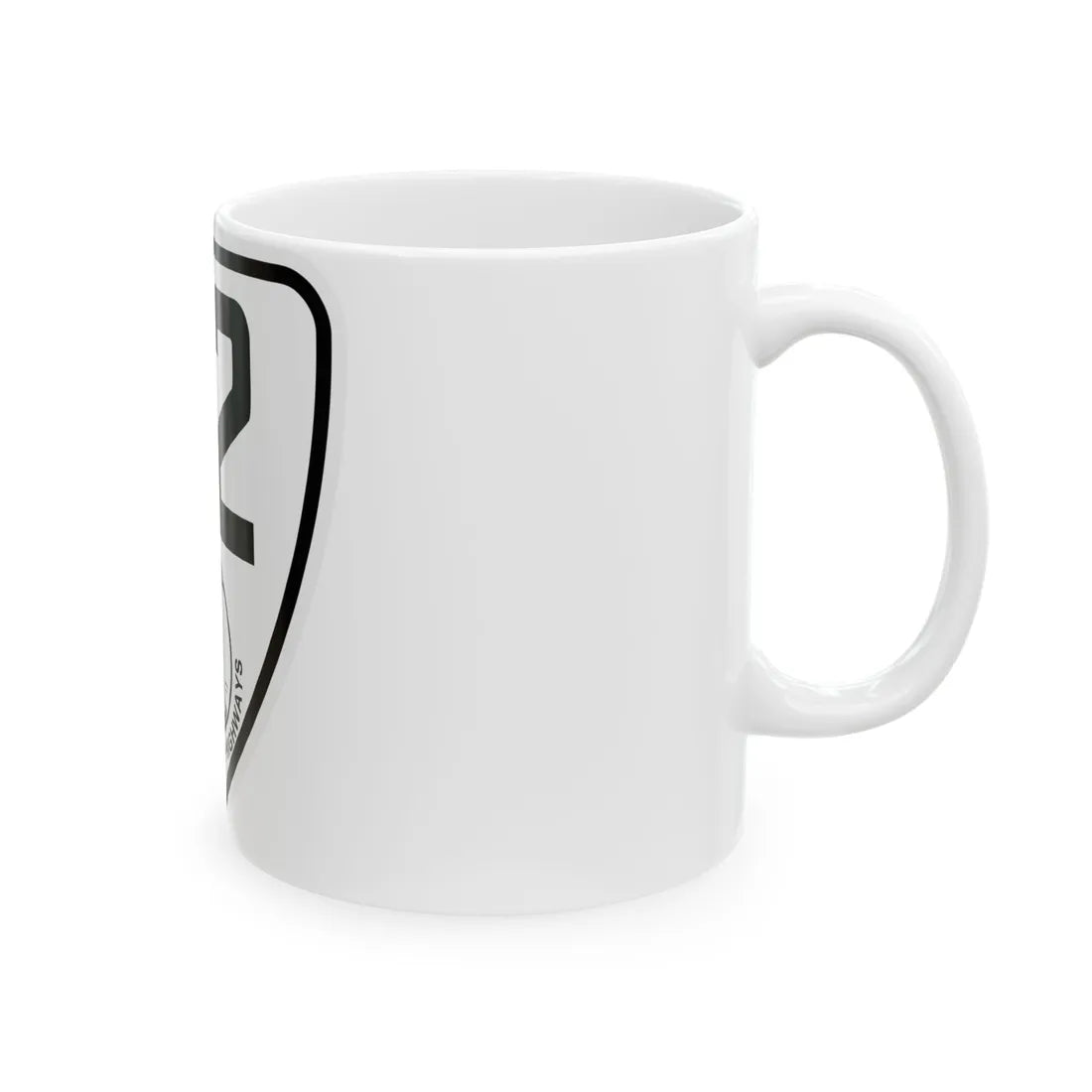 Virginia 82 1924 (Virginia) (Road Sign) White Coffee Mug - Go Mug Yourself