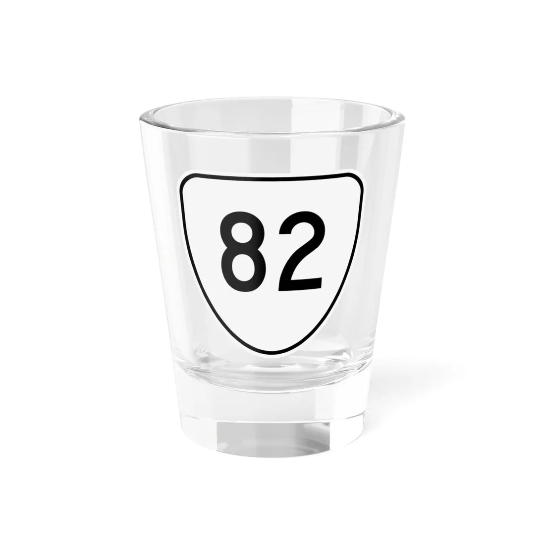 Virginia 82 1956 (Virginia) (Road Sign) Shot Glass 1.5oz 1.5oz - Go Mug Yourself
