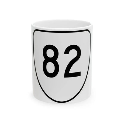 Virginia 82 1956 (Virginia) (Road Sign) White Coffee Mug 11oz - Go Mug Yourself