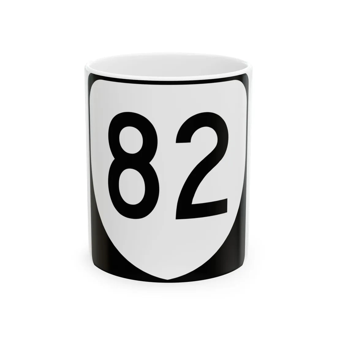 Virginia 82 (Virginia) (Road Sign) White Coffee Mug 11oz - Go Mug Yourself
