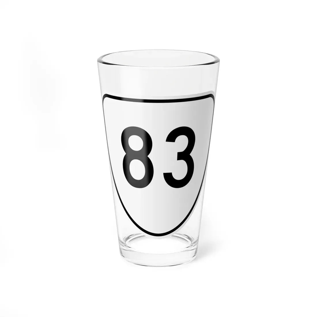 Virginia 83 1956 (Virginia) (Road Sign) Pint Glass 16oz 16oz - Go Mug Yourself