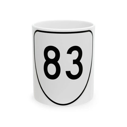Virginia 83 1956 (Virginia) (Road Sign) White Coffee Mug 11oz - Go Mug Yourself
