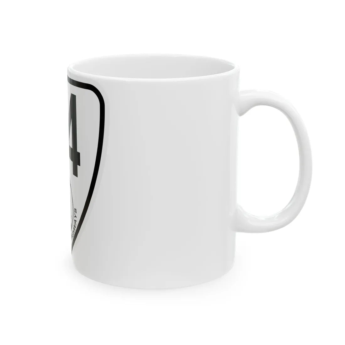 Virginia 84 1924 (Virginia) (Road Sign) White Coffee Mug - Go Mug Yourself