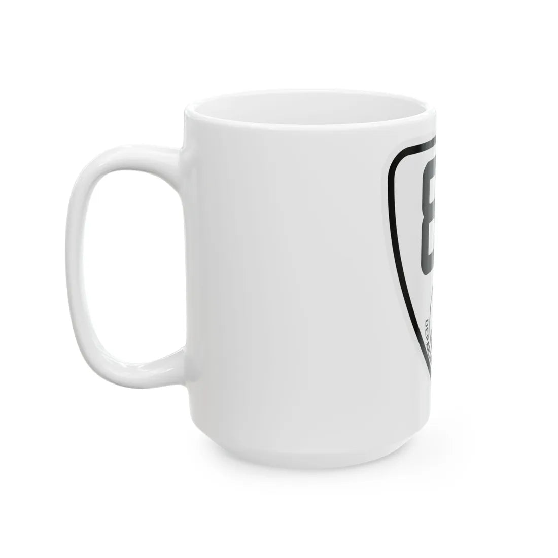 Virginia 84 1924 (Virginia) (Road Sign) White Coffee Mug - Go Mug Yourself