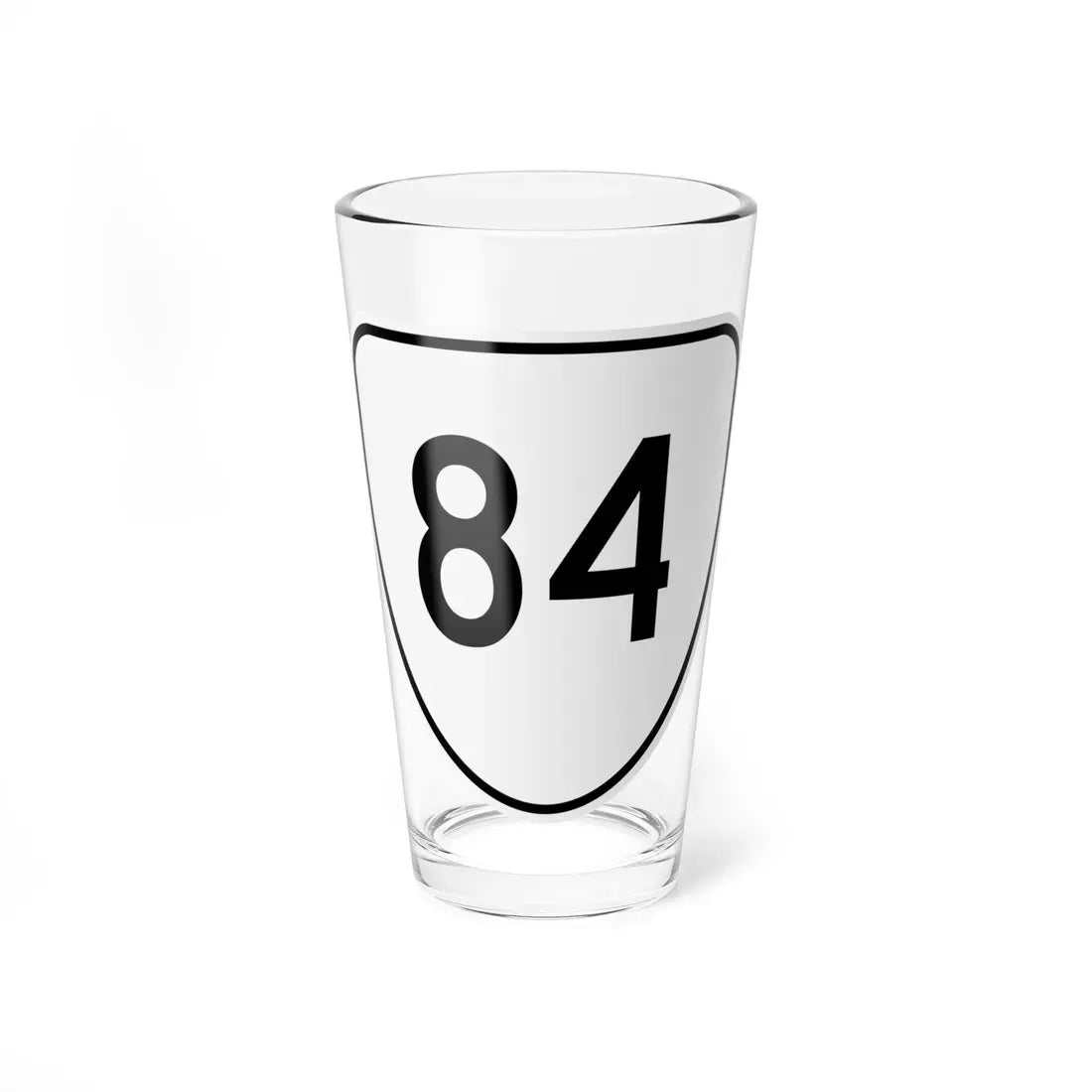 Virginia 84 1956 (Virginia) (Road Sign) Pint Glass 16oz 16oz - Go Mug Yourself