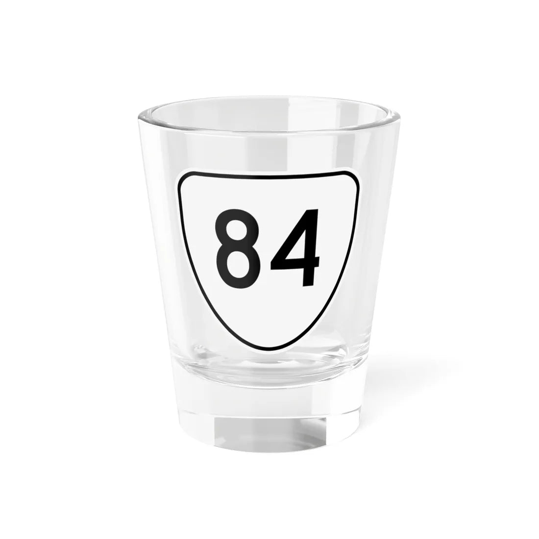 Virginia 84 1956 (Virginia) (Road Sign) Shot Glass 1.5oz 1.5oz - Go Mug Yourself
