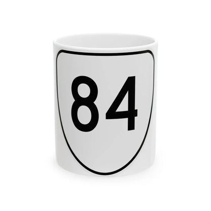 Virginia 84 1956 (Virginia) (Road Sign) White Coffee Mug 11oz - Go Mug Yourself