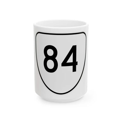 Virginia 84 1956 (Virginia) (Road Sign) White Coffee Mug 15oz - Go Mug Yourself