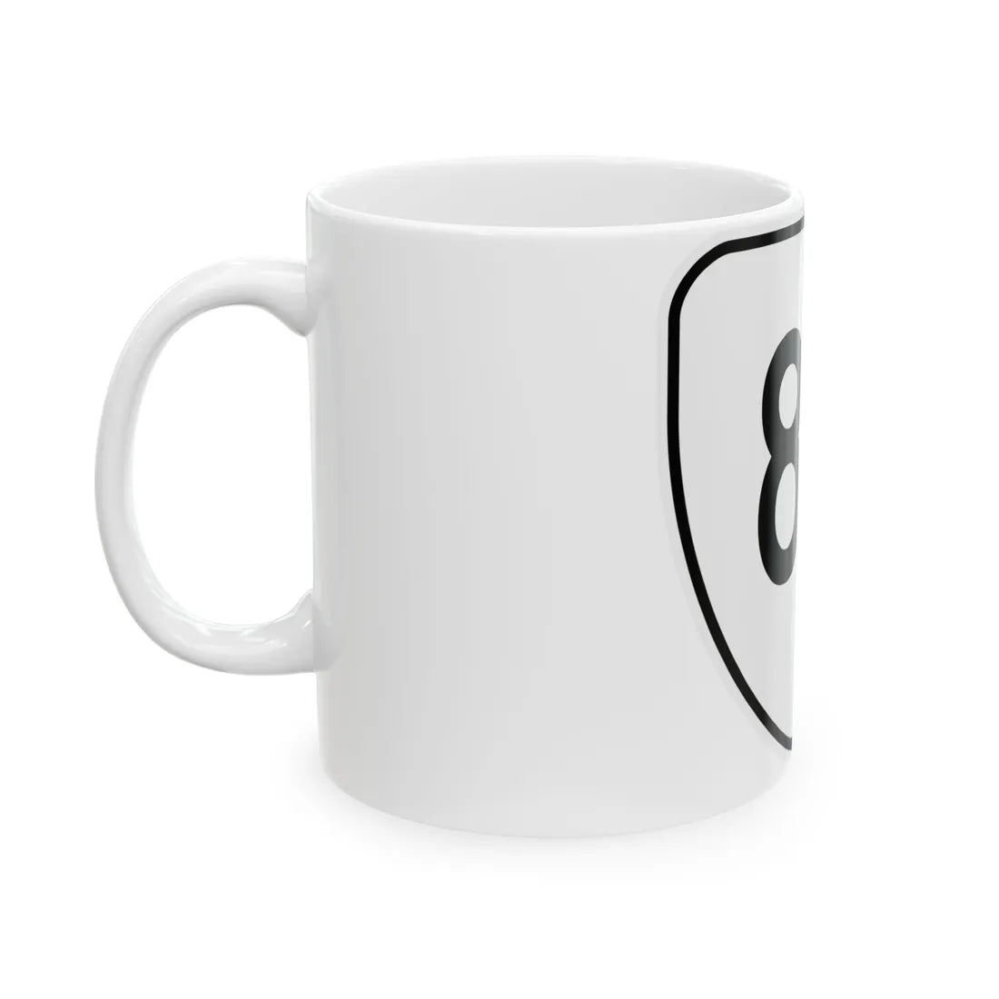 Virginia 84 1956 (Virginia) (Road Sign) White Coffee Mug - Go Mug Yourself