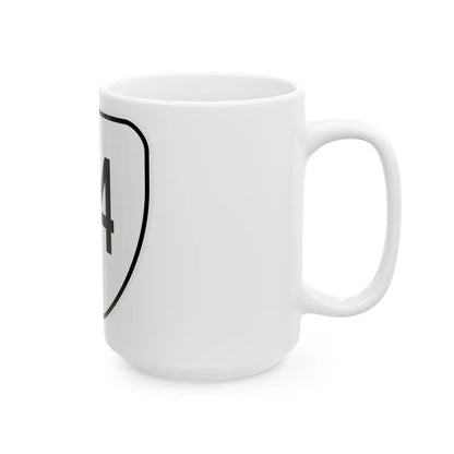 Virginia 84 1956 (Virginia) (Road Sign) White Coffee Mug - Go Mug Yourself