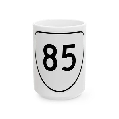 Virginia 85 1956 (Virginia) (Road Sign) White Coffee Mug 15oz - Go Mug Yourself