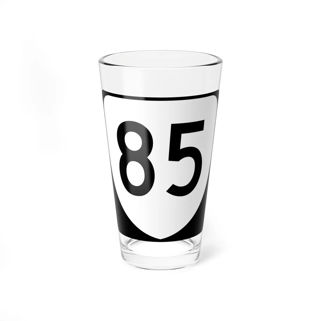 Virginia 85 (Virginia) (Road Sign) Pint Glss 16oz 16oz - Go Mug Yourself