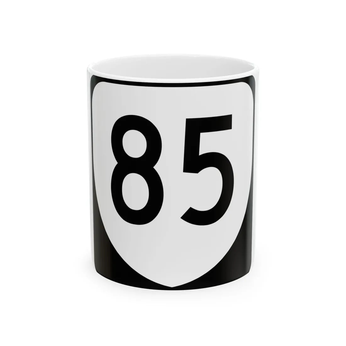 Virginia 85 (Virginia) (Road Sign) White Coffee Mug 11oz - Go Mug Yourself