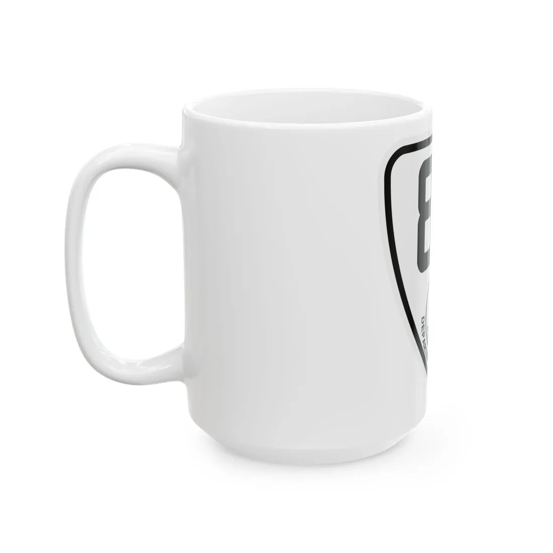 Virginia 86 1924 (Virginia) (Road Sign) White Coffee Mug - Go Mug Yourself