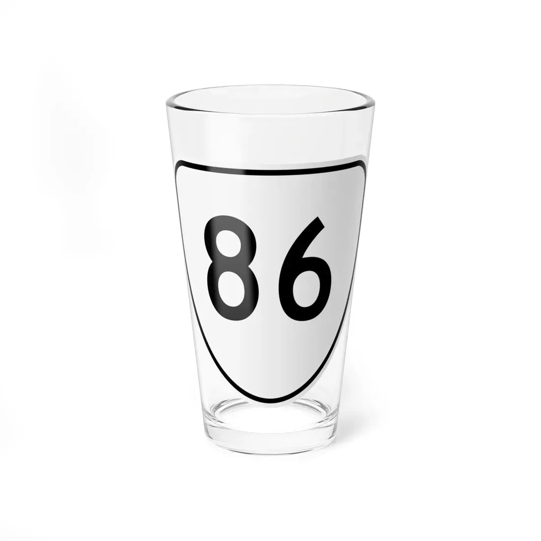 Virginia 86 1956 (Virginia) (Road Sign) Pint Glass 16oz 16oz - Go Mug Yourself