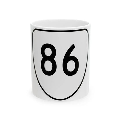 Virginia 86 1956 (Virginia) (Road Sign) White Coffee Mug 11oz - Go Mug Yourself