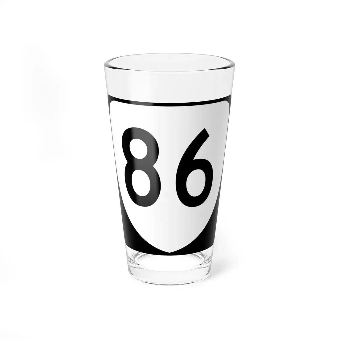 Virginia 86 (Virginia) (Road Sign) Pint Glass 16oz 16oz - Go Mug Yourself
