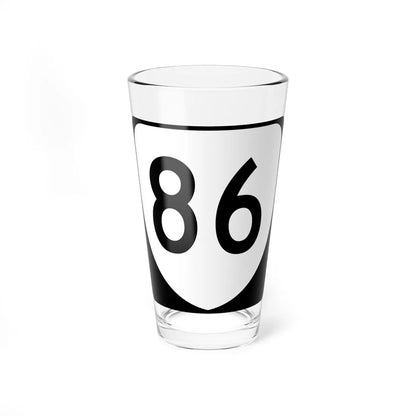 Virginia 86 (Virginia) (Road Sign) Pint Glss 16oz 16oz - Go Mug Yourself
