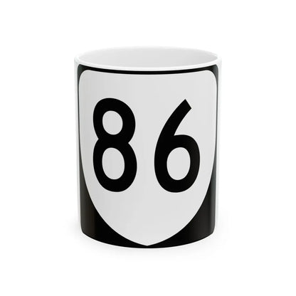 Virginia 86 (Virginia) (Road Sign) White Coffee Mug 11oz - Go Mug Yourself