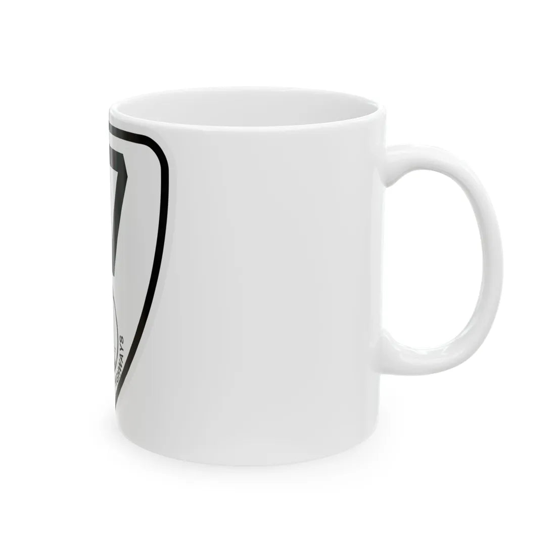 Virginia 87 1924 (Virginia) (Road Sign) White Coffee Mug - Go Mug Yourself