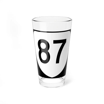 Virginia 87 (Virginia) (Road Sign) Pint Glss 16oz 16oz - Go Mug Yourself