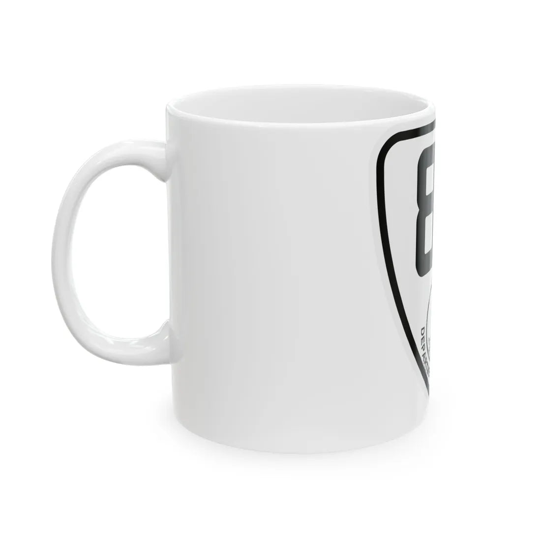 Virginia 88 1924 (Virginia) (Road Sign) White Coffee Mug - Go Mug Yourself