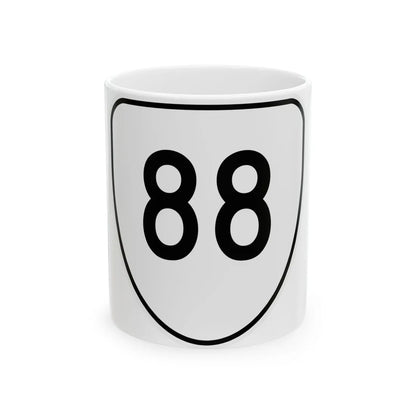 Virginia 88 1956 (Virginia) (Road Sign) White Coffee Mug 11oz - Go Mug Yourself