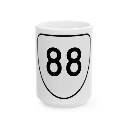 Virginia 88 1956 (Virginia) (Road Sign) White Coffee Mug 15oz - Go Mug Yourself