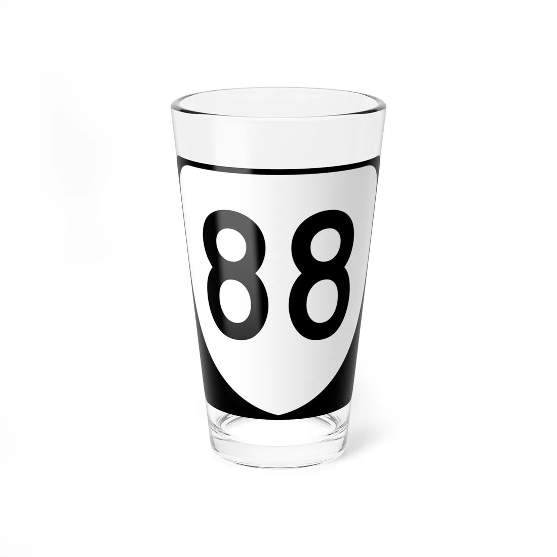 Virginia 88 (Virginia) (Road Sign) Pint Glss 16oz 16oz - Go Mug Yourself