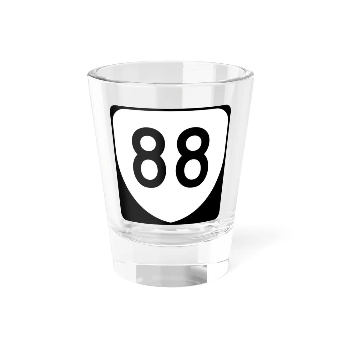 Virginia 88 (Virginia) (Road Sign) Shot Glass 1.5oz 1.5oz - Go Mug Yourself